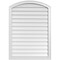 Ekena Millwork Arch Top Surface Mount PVC Gable Vent: Functional, w/ 2"W x 1-1/2"P Brickmould Frame, 30"W x 42"H GVPAR30X4202SF - alternate 1